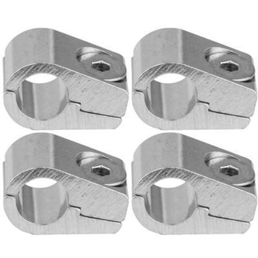 Proflow PFE159-05 Aluminium 5/16" Single Hose Line Clamp 4 Pack