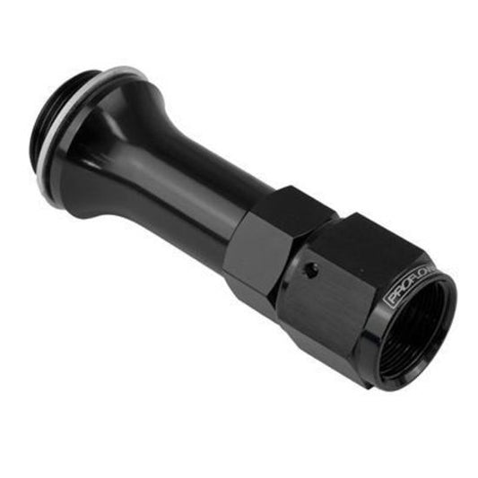 Proflow PFE160-8-1BK Carburettor Inlet Hose End Female -08AN to 7/8 x 20 For Holley 3" Black
