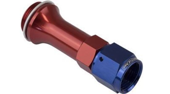 Proflow PFE161-06-01 Carburettor Inlet Hose End Female -06AN to 9/16 x 24 For Demon Red/Blue