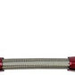 Proflow PFE161-06-02 Fuel Line kit Demon 4150 -6 AN Single Inlet Swivel-Seal Stainless Steel Hose Blue/Red