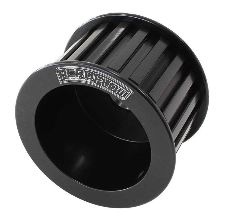 Aeroflow AF59-3000ABLK Alternator Glimer Drive Pulleyonly- Hard Anodised Black