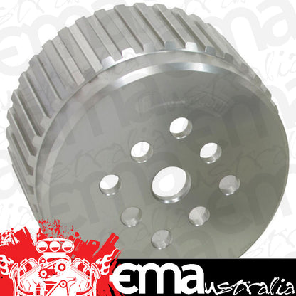 Aeroflow Performance Products AF59-3000W Water Pump Gilmer Drive Pulley Anodised Silver SBC/BBC All