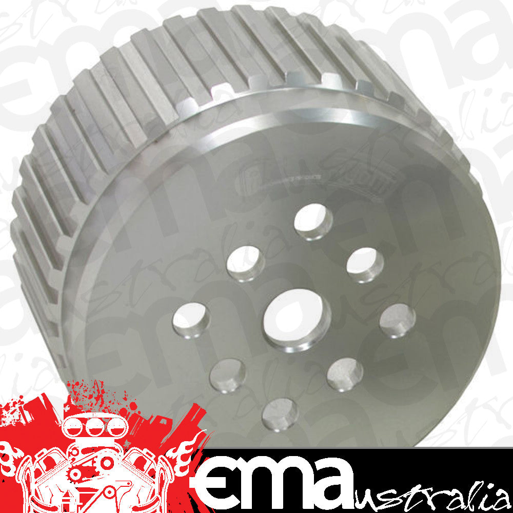 Aeroflow Performance Products AF59-3000W Water Pump Gilmer Drive Pulley Anodised Silver SBC/BBC All