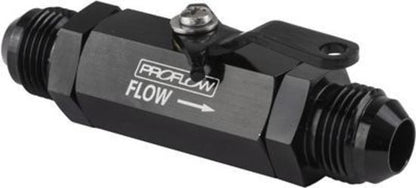 Proflow PFE1000-12B Valve Shut-Off Aluminium Black -12 AN Male Threads Each