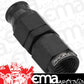 Proflow PFE201-04SBK Black Straight Hose End Hose End -04AN For PTFE