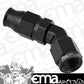 Proflow PFE202-03SBK Black 45 Degree Hose End Hose End For -03AN PTFE Hose