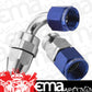 ALLOY 45 DEG HOSE END SUIT -06 PTFE HOSE