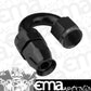 Proflow PFE206-10DBK Aluminium 180 Degree Hose End Hose End For -10AN PTFE Hose Black
