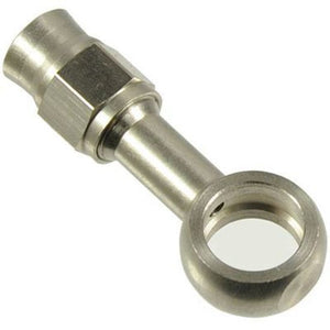 Proflow PFE210-03L Stainless Steel Banjo Hose End 10mm Long Straight For -03AN PTFE Hose