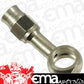 Proflow PFE212-03 Stainless Steel Banjo Hose End 10mm 20 Degree Side Bend For -03AN PTFE Hose