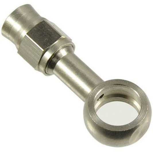 Proflow PFE213-03L Stainless Steel Banjo Hose End 7/16 Long Straight For -03AN PTFE Hose