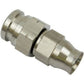 Proflow PFE234-04 Stainless Steel Female Inverted Flare Brake Hose End 7/16 x 24 to -04AN PTFE Hose