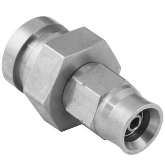 Proflow PFE239-03 Stainless Steel Female Inverted Flare Brake Hose End M10 x 1.50 to -03AN PTFE Hose 17mm Hex