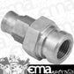 Proflow PFE240-03 Stainless Steel Brake Adaptor Female Concave Seat M10 x 1.00 to -03AN PTFE Hose 17mm Hex