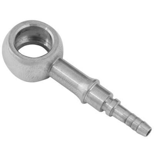 Proflow PFE262-03 Stainless Steel Banjo Hose End 10mm Straight Crimp Style -3AN