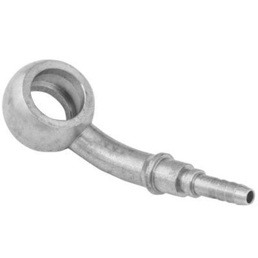 Proflow PFE264-03 Stainless Steel Banjo Hose End 10mm 45 Degree Bend Crimp Style