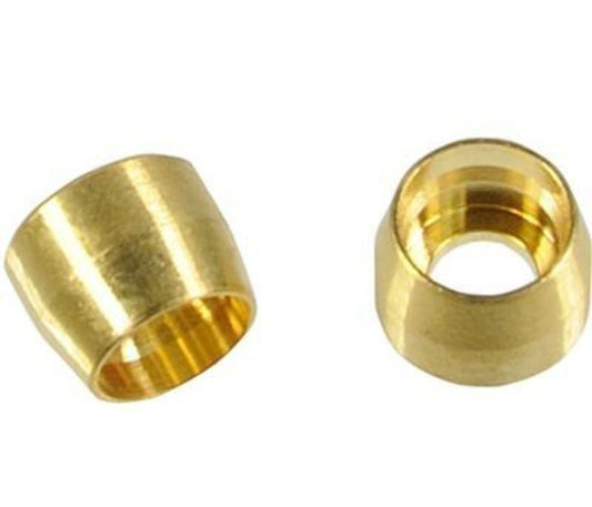 Proflow PFE299-04 Brass Olive Insert Brass -04AN 5Pk