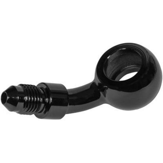 Proflow PFE308-45BK Black 45 Degree Banjo Brake Hose End 12mm to -03AN Male