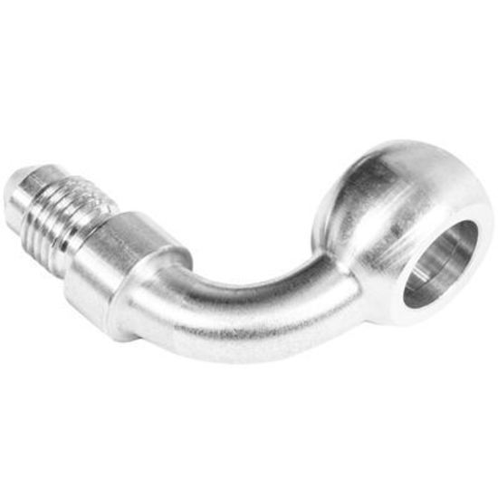 Proflow PFE309-03CH Chrome 12mm Banjo Brake Hose End 90 Degree to -03AN