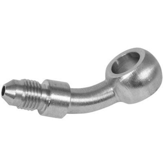 Proflow PFE313-45 Stainless Steel 45 Degree Banjo Brake Hose End 10mm to -03AN Male