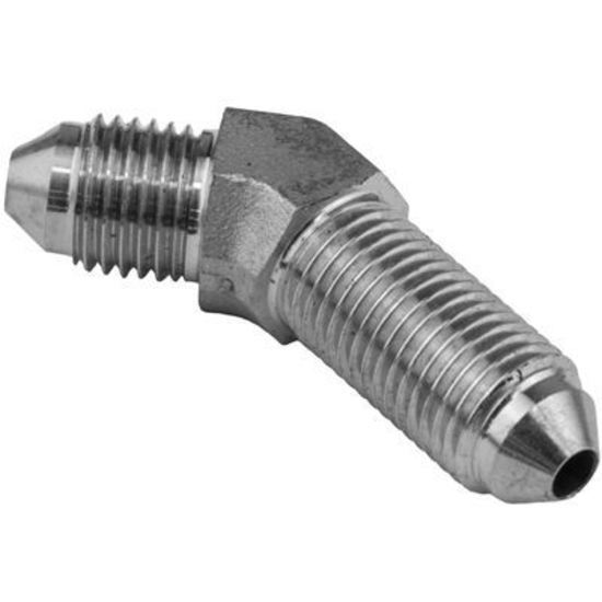 Proflow PFE321-03 Stainless Steel Hose End 45 Degree -03AN Bulkhead
