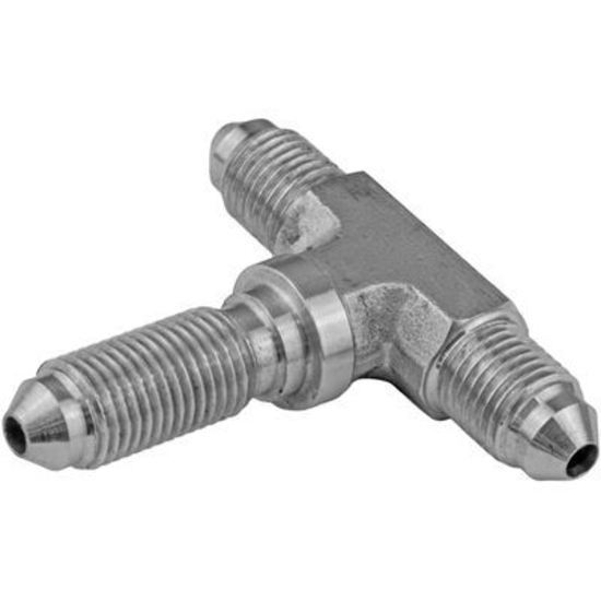 Proflow PFE324-03 Stainless Steel Hose End Tee -03AN Bulkhead