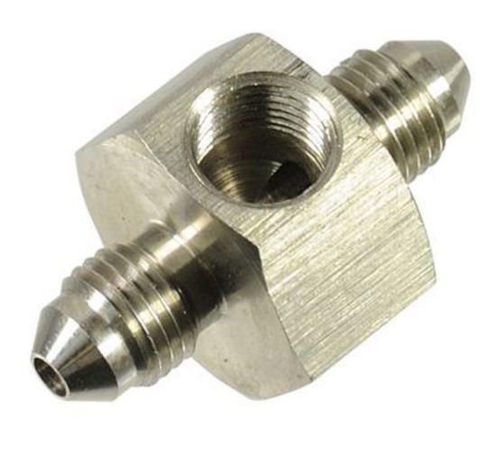 Proflow PFE334 Stainless Steel Brake Flare Union adaptor -03AN 1/8" NPT Port