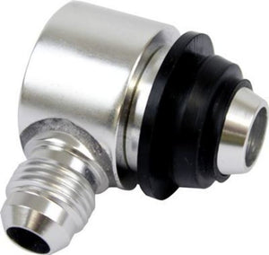 Proflow PFE350-06 Brake Booster Check Valve Aluminium Clear Anodised -6 AN Hose end
