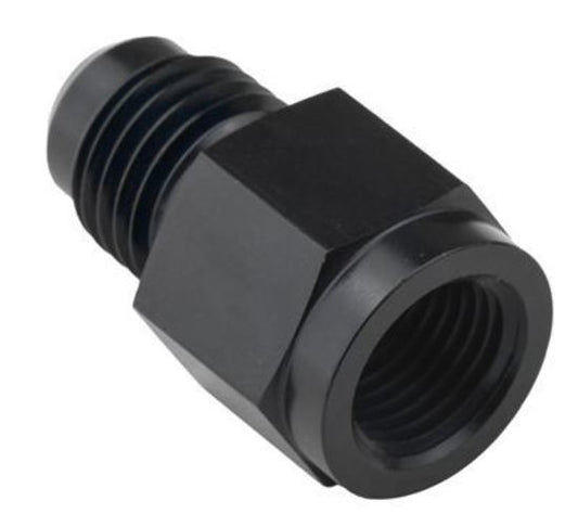 Proflow PFE370-04BK Female Adaptor 1/8" NPT Straight to Male -04AN Black