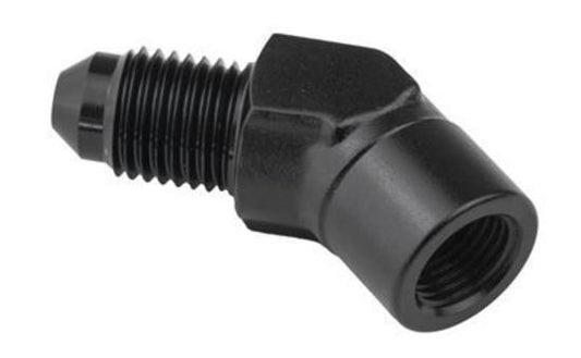 Proflow PFE371-03BK Female Adaptor 45 Degree Adaptor 1/8" NPT to Male -03AN Black
