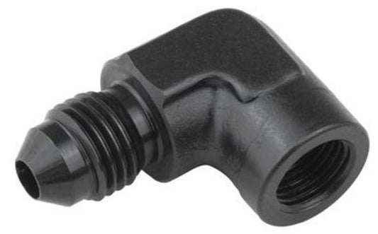 Proflow PFE373-04BK Female 90 Degree Adaptor 1/8" NPT to Male -04AN Black