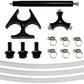 Aeroflow Performance Products AF59-4053BLK Aeroflow Triple 40mm Pump Bracket Stalk & In Tank Hose