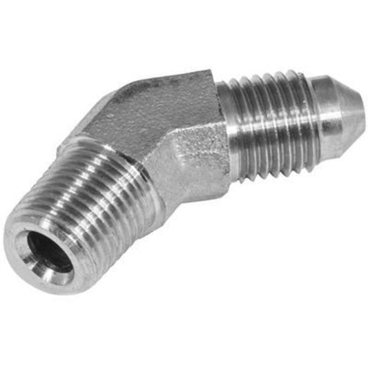 Proflow PFE382-03 Stainless Steel 45 Degree to -03AN Male to 1/8’??‹¨« NPT