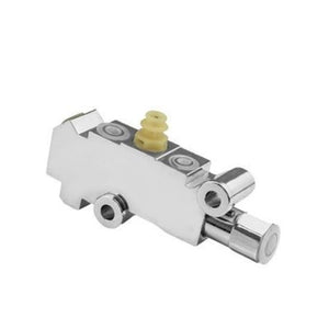 Proflow PFE394C Brake Proportioning Valve Fixed Dual Inlet 3 Outlets Chrome Front/rear Disc Brakes