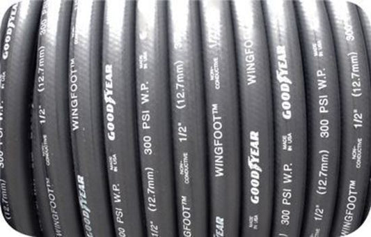 BLACK PUSH ON HOSE -4 PER MT (1/4')