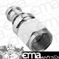 Proflow PFE401-04HP Straight Push Lock Hose End Barb 1/4'' to Female -04AN Polished