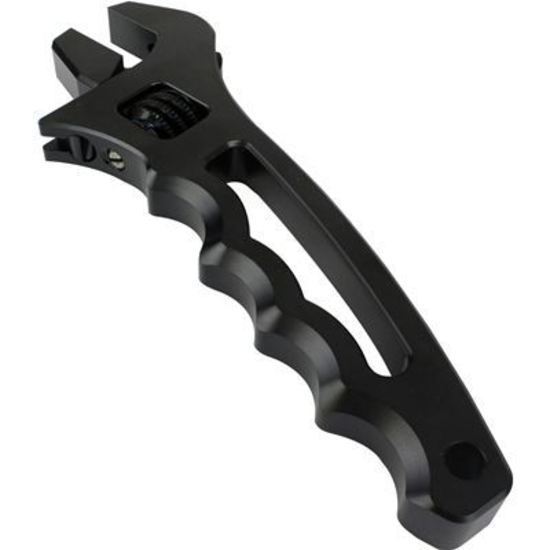 Proflow PFE430-AG-BK Billet Aluminium Adjustable AN Grip Wrench Spanner Black