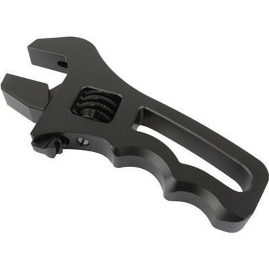 Proflow PFE430-AGSRT-BK Billet Compact Adjustable AN Grip Wrench Spanner Black