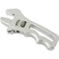 Proflow PFE430-AGSRT-SIL Billet Compact Adjustable AN Grip Wrench Spanner Silver