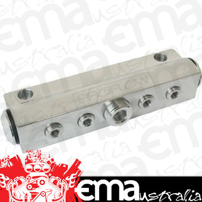 Proflow PFE457P Billet Vacuum Manifold 7 Port w/ACC Polished