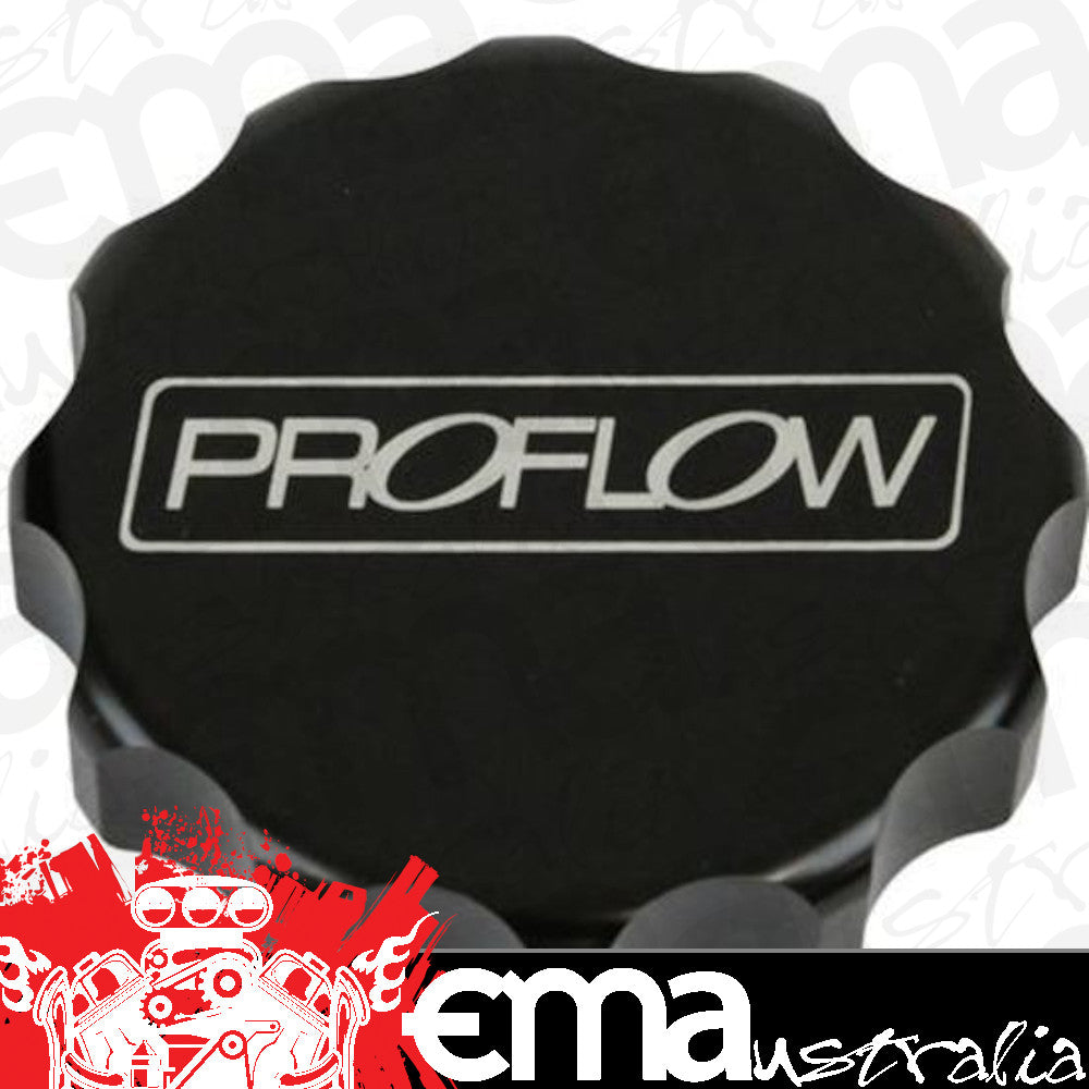 Proflow PFE463-01BK Billet Radiator Cap Cover Small Black