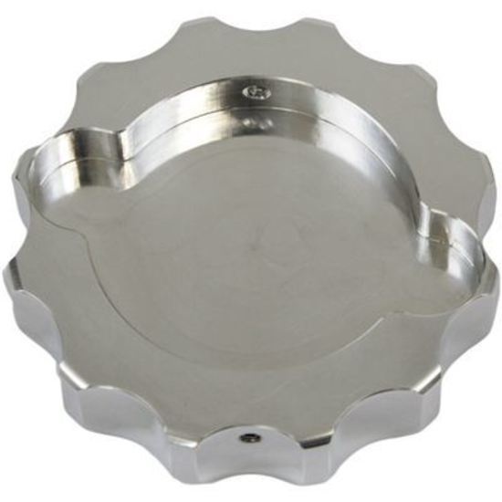 Proflow PFE463-01P Billet Radiator Cap Cover Small Polished