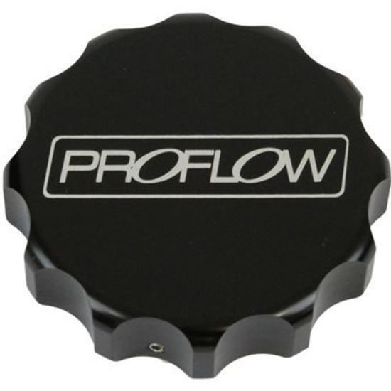 Proflow PFE463-02BK Billet Radiator Cap Cover Large Black