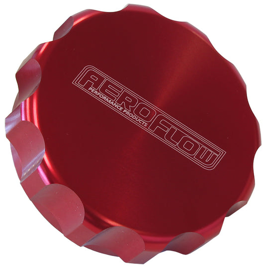 Aeroflow AF59-460-16R Replacement Billet Cap suits -16 Base Anodised Red