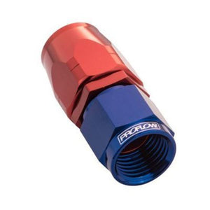Proflow PFE501-20 Fitting Hose End Straight Full Flow -20AN Blue/Red