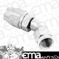 Proflow PFE502-20HP Fitting Hose End 45 Degree Full Flow -20AN Polished