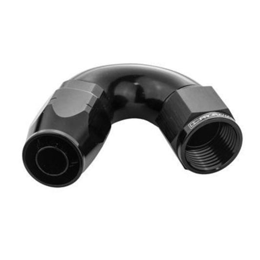 Proflow PFE505-06BK Fitting Hose End 150 Degree Full Flow -06AN Black