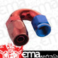 Proflow PFE506-04 Fitting Hose End 180 Degree Full Flow -04AN Blue/Red