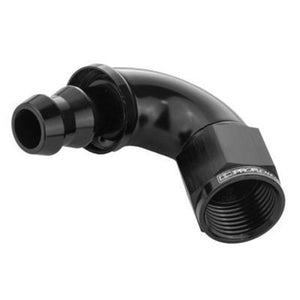 Proflow PFE514-10BK 120 Degree Fitting Hose End Full Flow Barb to Female -10AN Black