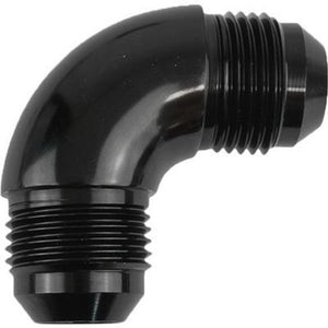 Proflow PFE521-06BK 90 Degree Union Flare Adaptor Fitting -06AN Black